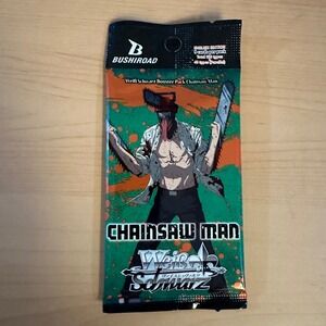 Weiss Schwarz Chainsaw Man Booster Pack Bushiroad Anime Trading Cards Collector